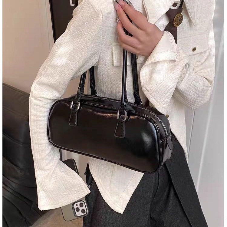 2025韩版春季新款小众设计芭蕾风手提女包潮百搭银色单肩腋下包潮,箱包皮具/热销女包/男包,托特包,淘宝优惠券,粉丝福利购,淘宝优惠卷