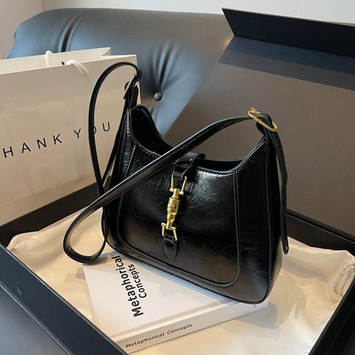 跨境高级感腋下包新款斜挎女士单肩包大容量通勤小众手提单肩包