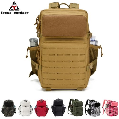 跨境户外登山包健身运动背包涤纶时尚男女多功能通用战术背包防水