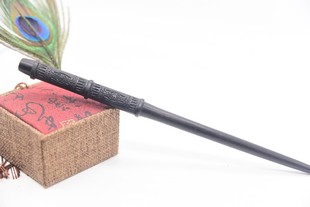 哈利波特斯内普教授魔法杖改造藏剑簪 黑檀木魔杖发簪 魔法杖订制