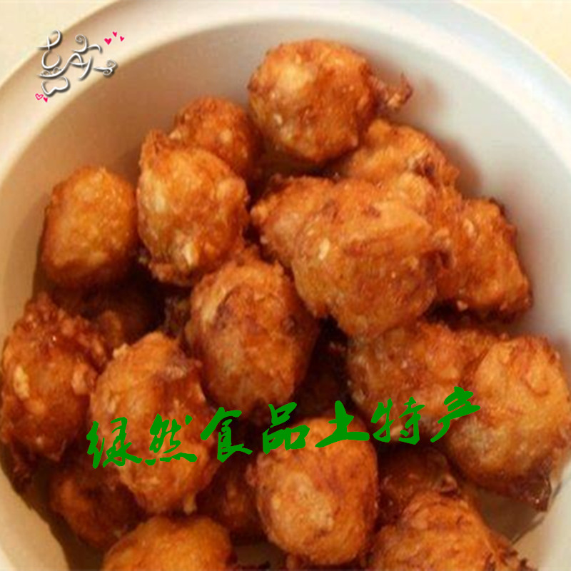 徐州睢宁特产农家手工萝卜丸素丸子油炸丸子火锅丸子配菜500克