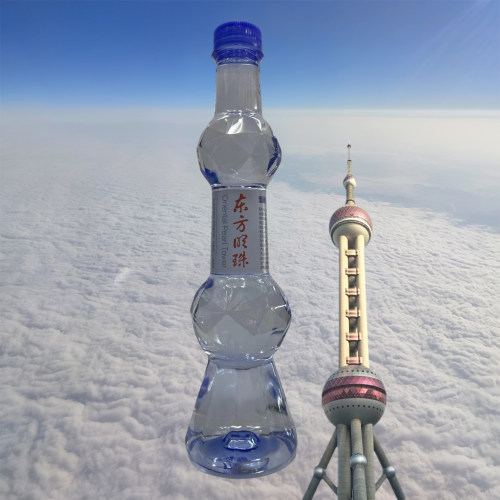 包装饮用水468东方明珠上海模型