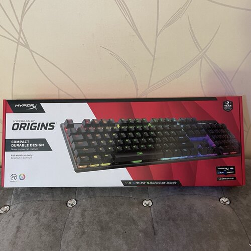 极度未知 HyperX Alloy Origins起源RGB游戏机械键盘有线冰轴ABS