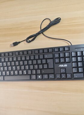 ASUS华硕K49德国德语布局 USB有线键盘笔记本台式通用外语键盘