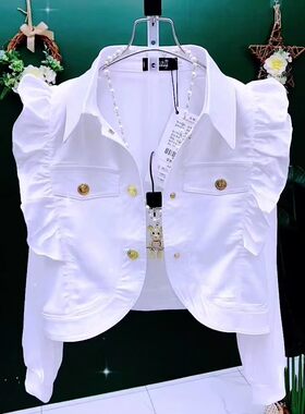 春夏菲边短款外套上衣品质外衣