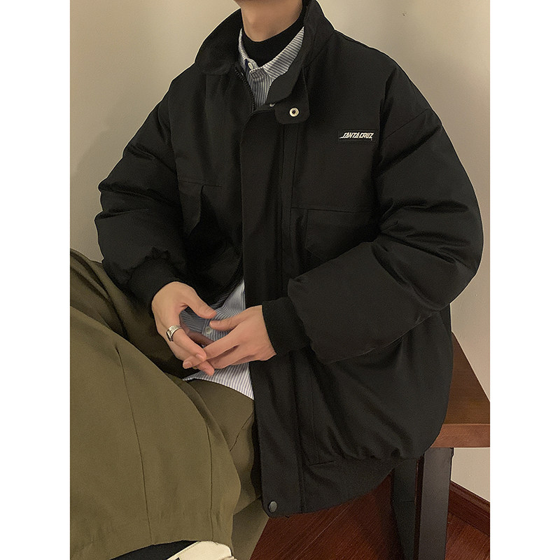 冬装日系复古宽松多口袋男女保暖休闲棉服外套棉衣M3000P135,男装棉衣,电商C323