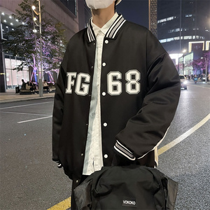 2025冬季棒球服棉衣男潮流棉衣加厚保暖外套 M2007P120控158图片