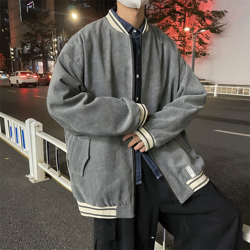 2025秋装男装灯芯绒棒球服潮流外套JK81P70,女装短外套,电商C323