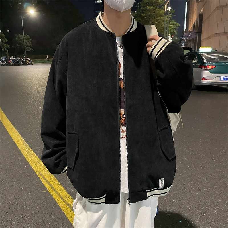 2025秋装男装灯芯绒棒球服潮流外套JK81P70，女装短外套，电商C323