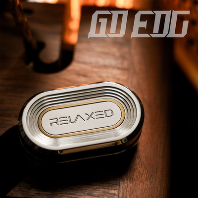 GDEDC轮回推牌新手随身啪啪币指尖木陀螺金属解压玩具黑科技礼物