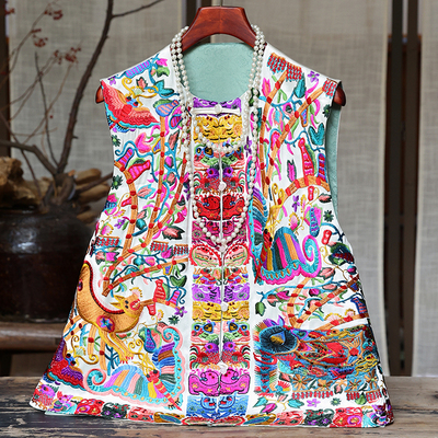 新中式唐装复古国风刺绣女装上衣