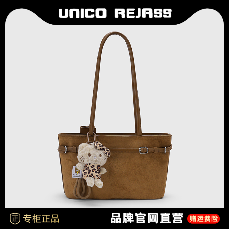 秋冬复古麂皮绒单肩腋下包包女通勤潮搭简约托特包2025新款手提包