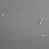 gem 家银河蛇迹系列水滴项链小众轻奢精致拉丝工艺耳钉锁骨链