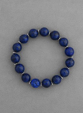 AP家洛哥青金石手链夏季新款时尚简约高级感新中式青金石串珠手链