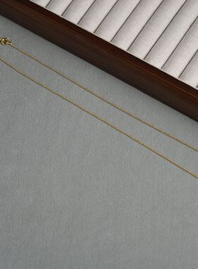 24新款金银撞色圆球项链冷淡风轻奢小众休闲大气裸链可调节毛衣链