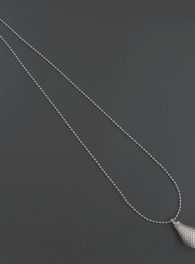 EN家日式香水瓶项链轻奢小众极简百搭高级感小众吊篮水瓶长款项链