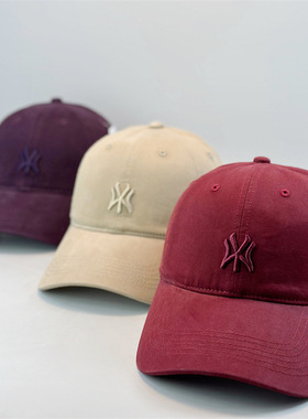 秋新品大头围软顶鸭舌帽潮牌字母刺绣情侣款时尚简约显脸小棒球帽