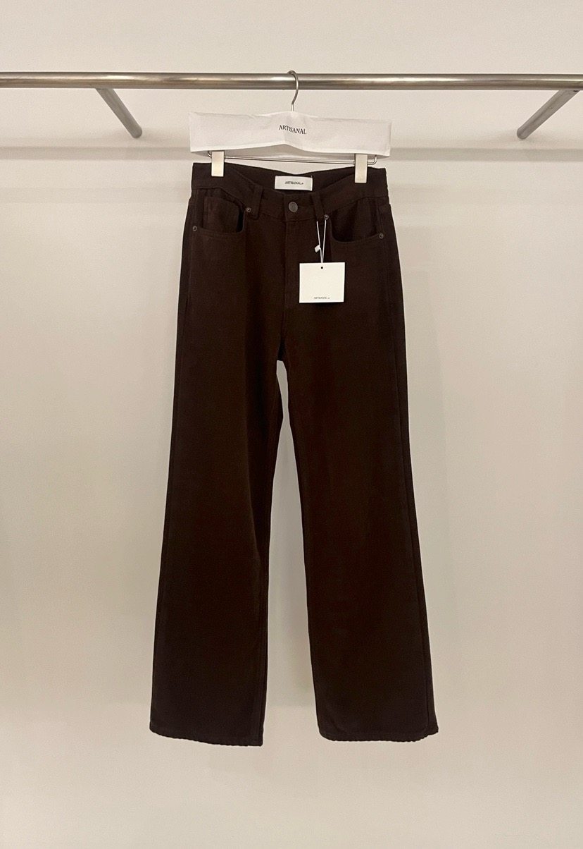 韩国东大门2026春新款ARTISANAL百搭高腰显瘦休闲加绒牛仔裤108