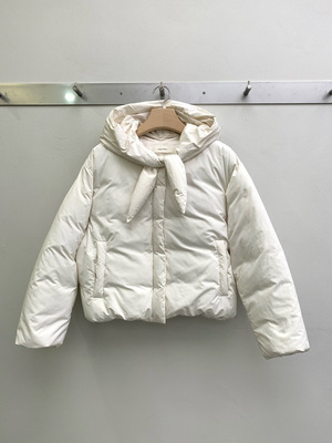 韩国东大门2025冬季新款Legacy bone时尚连帽可卸短款面包棉衣