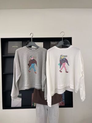 韩国东大门2026春季新品tara by motion时尚卡通百搭长袖T恤