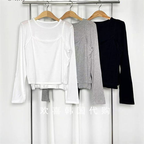 韩国东大门2025冬季新品sienne设计感个性百搭纯色显瘦长袖上衣