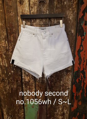 打折 2025夏季新品韩国东大门代购Nobody Second-u牛仔短裤女1056