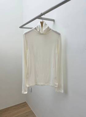 韩国东大门2025冬新款斜comete 高领亲肤打底衫