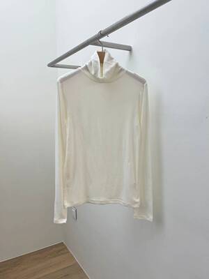 韩国东大门2025冬新款斜comete 高领亲肤打底衫