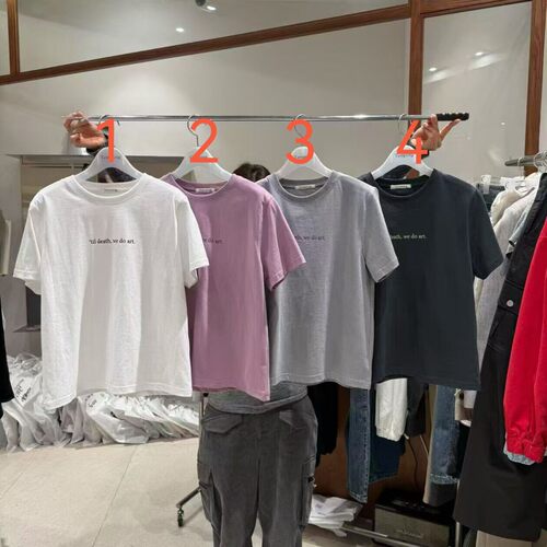 东大门代购夏季字母印花短袖T恤