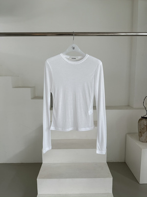 韩国东大门2025秋冬新款OATMEAL时尚百搭圆领修身打底衫T恤女