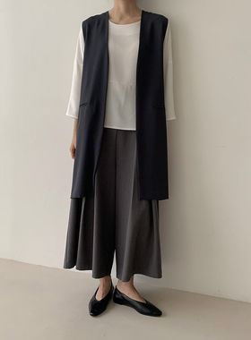 韩国东大门2025冬季新款Neutra时尚百搭无袖宽松休闲马甲背心