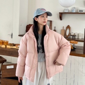 羽绒服女短款2023年新款奶呼呼小个子时尚白鸭绒轻便面包服加厚冬