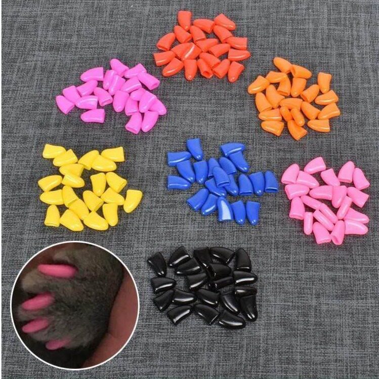防止猫抓人狗爪子指甲防挠人 专用防抓指套猫狗爪套防抓套宠物