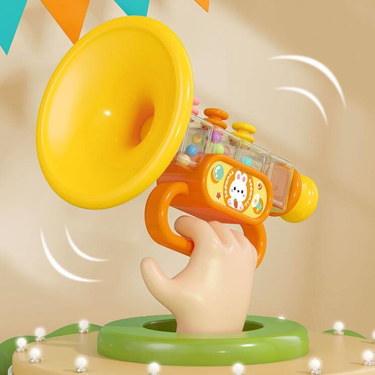 小喇叭儿童玩具吹吹乐婴儿可吹的迷你口琴宝宝喇叭口哨乐器男女孩