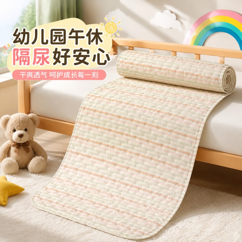 幼儿园隔尿垫小孩婴儿床上专用夏天透气防水可洗大尺寸防漏尿布垫