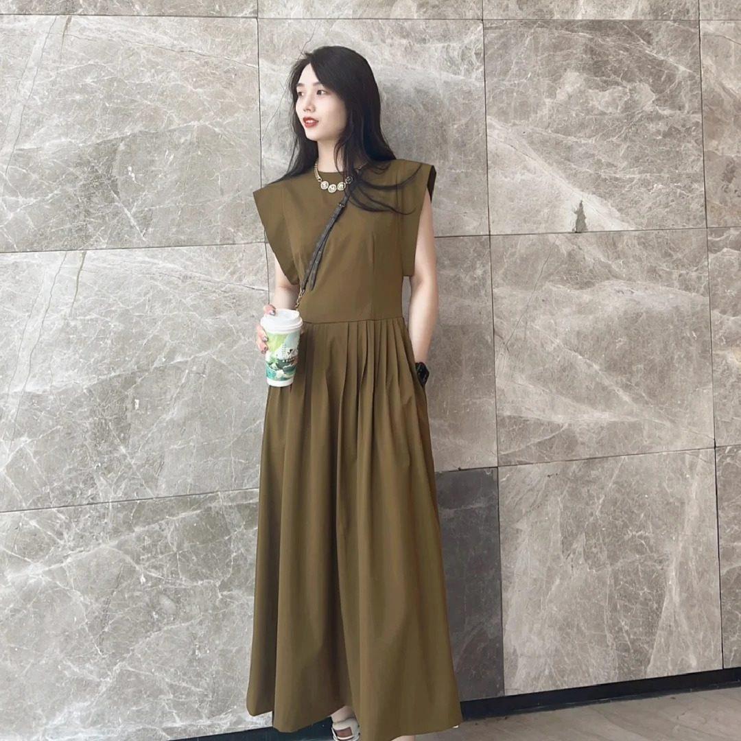 阿玛施女装商场同款无袖A