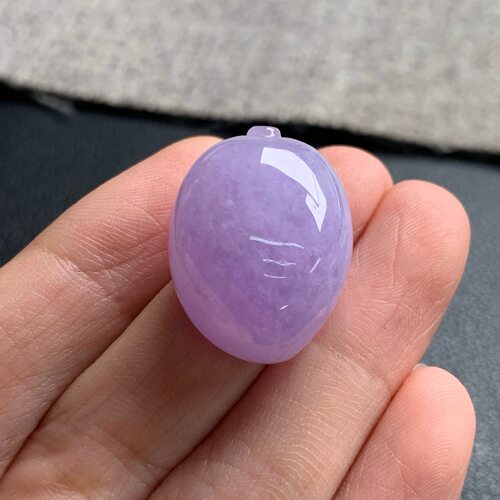 天然A货缅甸翡翠 紫罗兰福瓜 尺寸 : 22.1-17.4-12.3