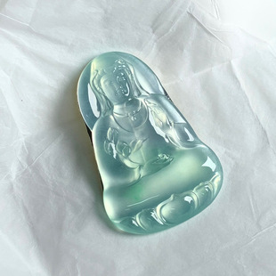 31.6 天然A货缅甸翡翠 尺寸 4.5 观音