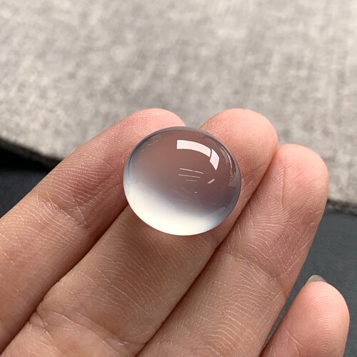 天然A货缅甸翡翠 蛋面 尺寸 : 16-15-9.1