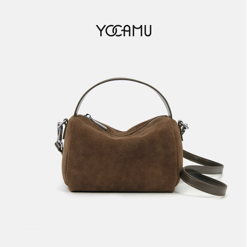 枕头包小众真皮腋下包大容量