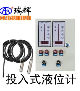 瑞辉 投入式 消防液位计5米水箱水池液位计 传感器 双路显示静压
