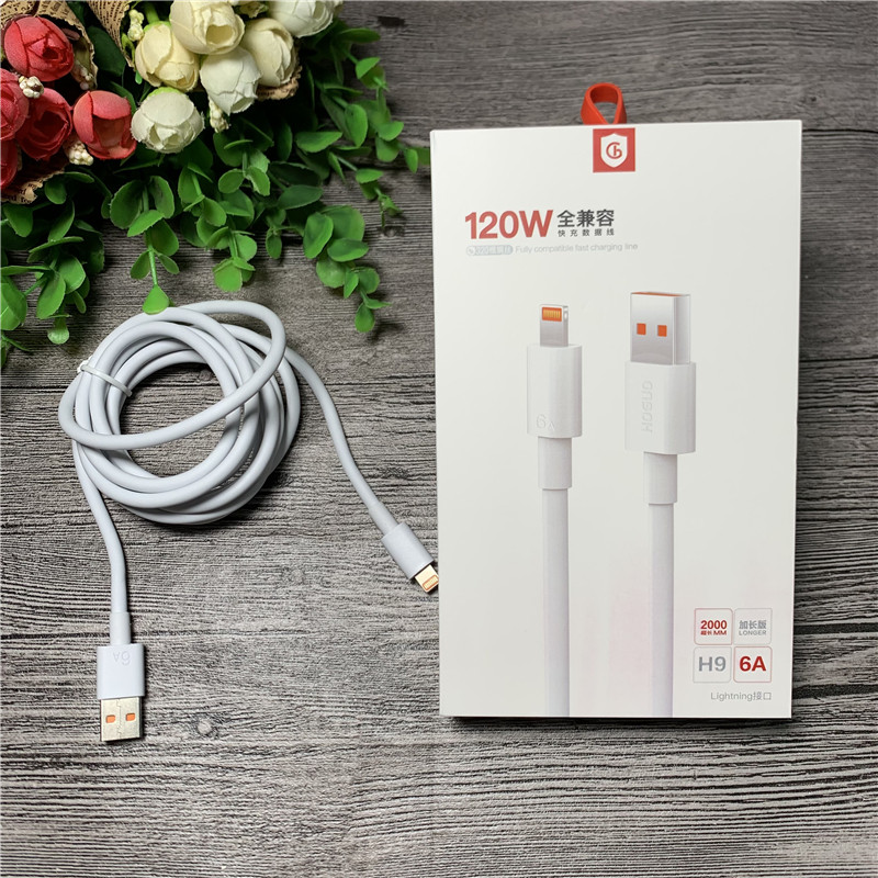 红果H9【2米闪充线】120W