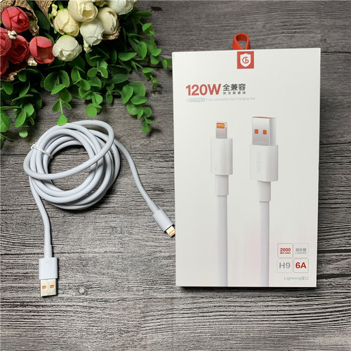 红果H9【2米闪充线】120W