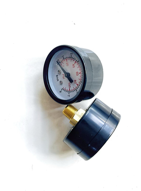 轴向压力表Y50Z 1mpa 10kgf/cm2 2.5级直径52mm ZG1/8