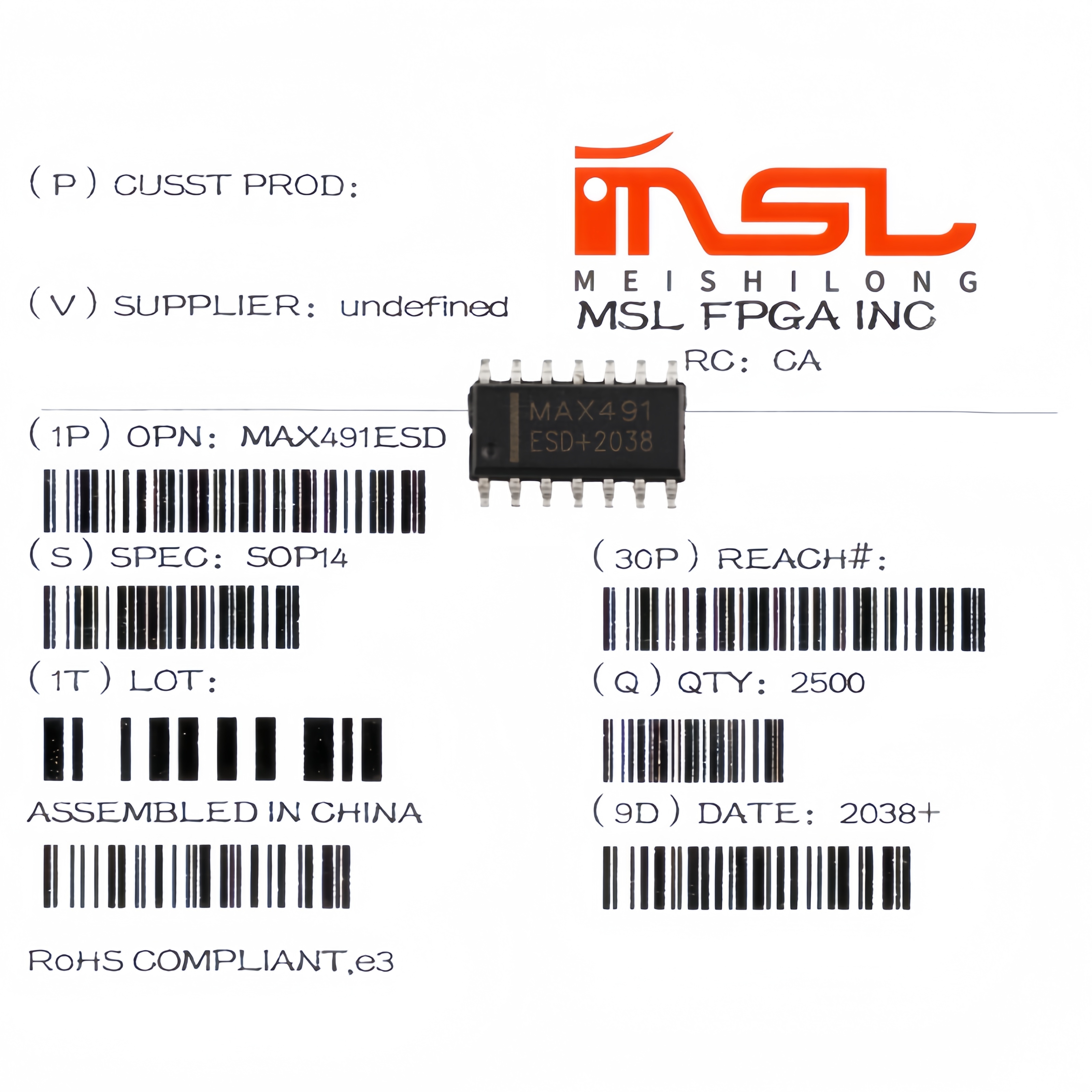 原装MAX491ESDMAX491ESD美时龙