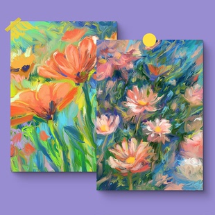 夏花电视剧同款画萧寒何冉明信片卡片言承旭周边墙面装饰迷你海报