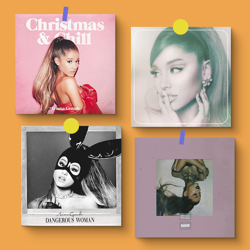 ariana grande专辑封面小海报a妹爱莉安娜格兰德欧美周边卡片墙贴