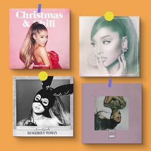 Ariana Grande专辑封面小海报A妹爱莉安娜格兰德欧美周边卡片墙贴