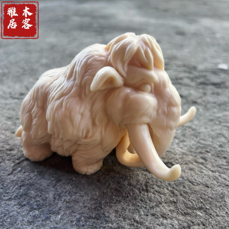 弥勒家居饰品笑佛手把玩件象牙果