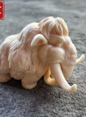 弥勒家居饰品笑佛手把玩件象牙果